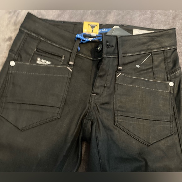✨NWT✨ G-STAR RAW 3301 STRAIGHT JEANS LOW RISE BLACK - W25 L32⭐️🖤 - Picture 3 of 7